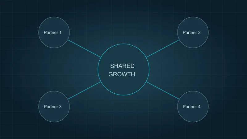 Illustrated affiliate marketing workflow